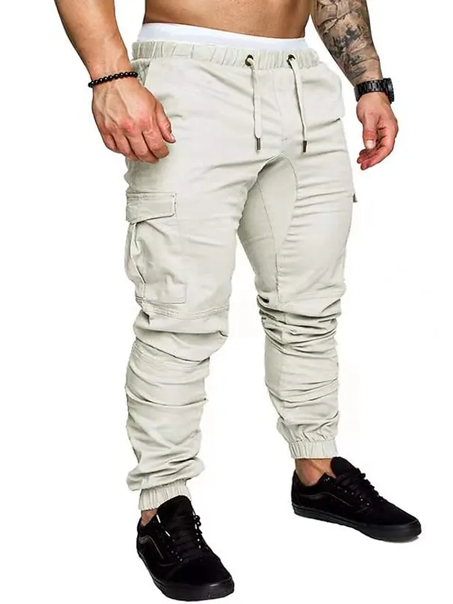Men's Tactical Cargo Jogger Multiple Pockets Pants