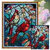 >SALE<Full Embroidery Eco-cotton Thread 11CT Printed Redbird Cross Stitch Kit Artwork