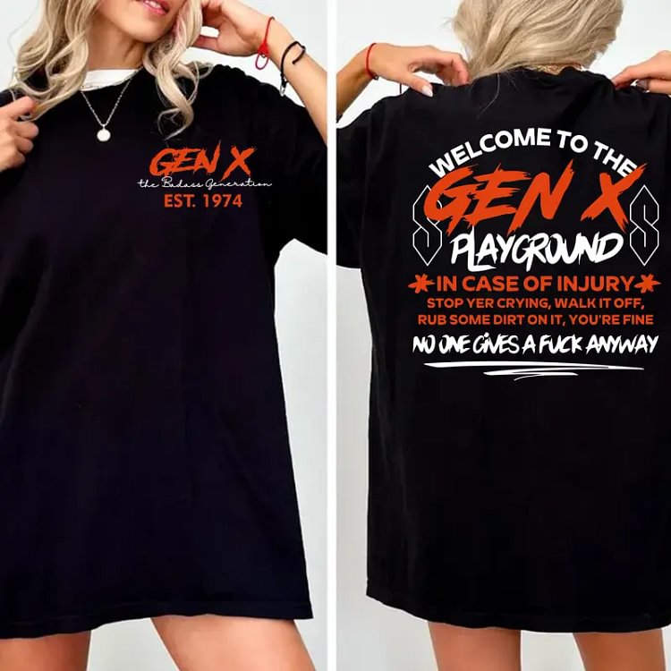 Unisex Gen X Custom EST Year Tees, Sweatshirts & Hoodies	