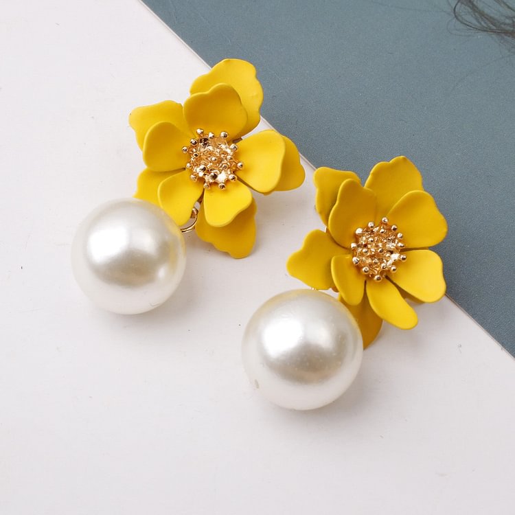 Sweet floral tide earrings