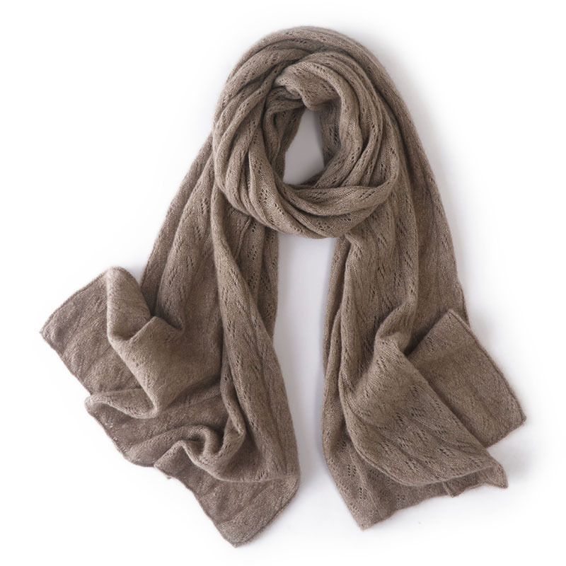 Hollow 100 Cashmere Scarf REAL SILK LIFE