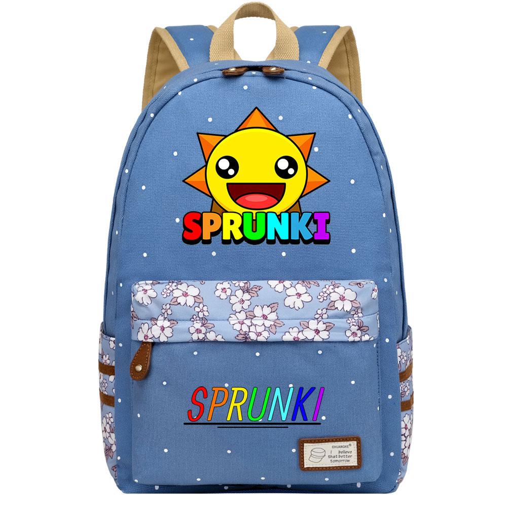 Mayoulove Sprunki Backpack Lightweight Design with Multiple Pockets for School Adventures-Mayoulove