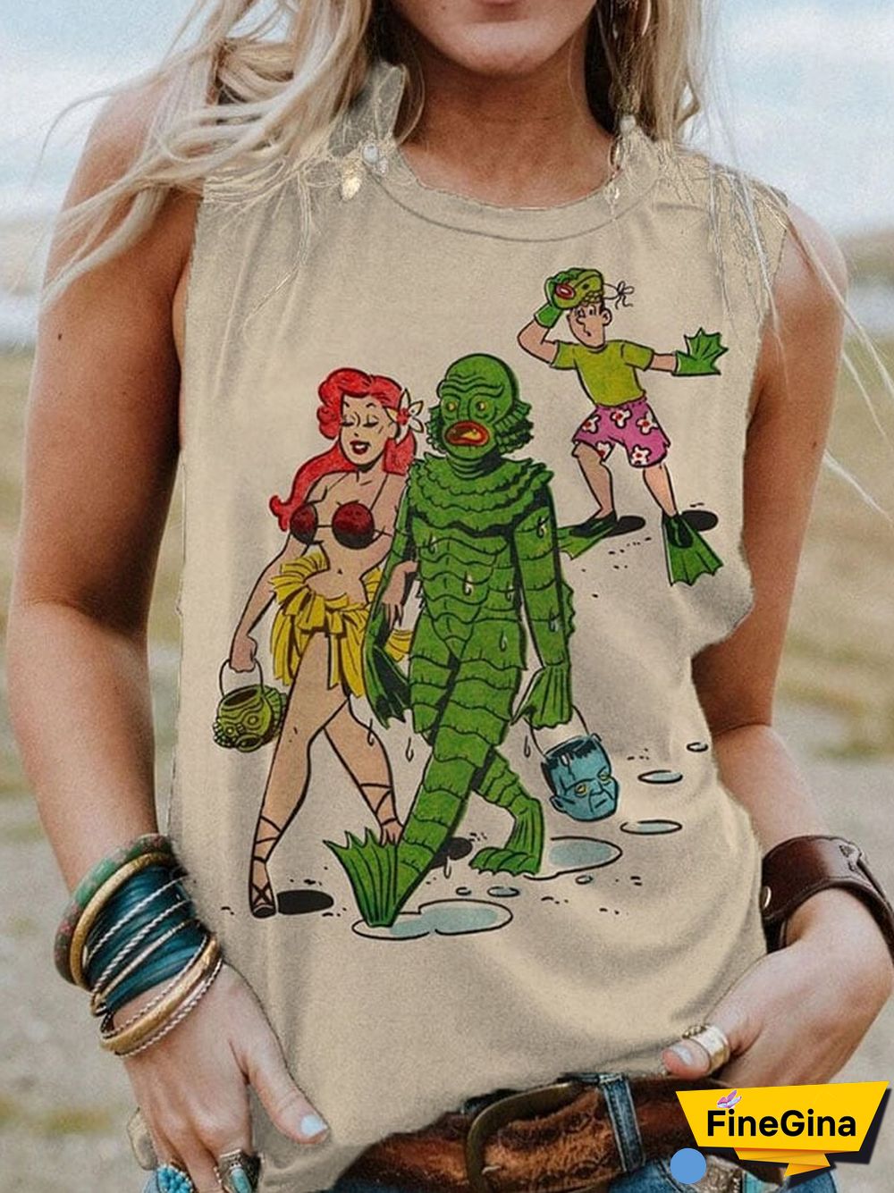 Women's Casual Print Tank Top