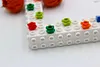 Fruit Flower DIY Building Block Photo Frame Kit,Creative Handmade Assembled Photo Frame Handmade Craft Gift Home Tabletop Display Decor