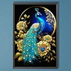 (Multistyle) Paon - Peinture Diamant Ronde - 40*60CM (Grande Taille)