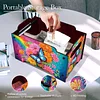 5D DIY Diamond Painting Decorative Storage Box Wood Storage Clutch (Butterfly)