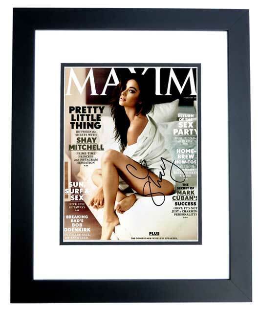 Shay Mitchell Signed Pretty Little Liars PPL - YOU 8x10 inch Photo Poster painting - FRAMED