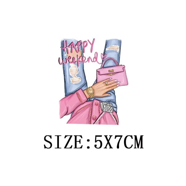 Beautiful Legs Thermal Stickers On T-shirt DIY Washable Iron On Transfers For Clothing Funny Design Patches On Clothes Appliqued