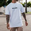  No Love in Our Hearts Graphic T-Shirt for Men by Inlyline