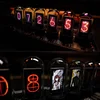 Nixie Tube Clock, Tube Clock in Cyberpunk Decor with Mood Lighting, Nixie Tube Clock Kit for Vintage Room Decor