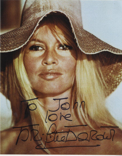 BRIGITTE BARDOT Signed Photo Poster paintinggraph - Film Star Actress / Campaigner - preprint