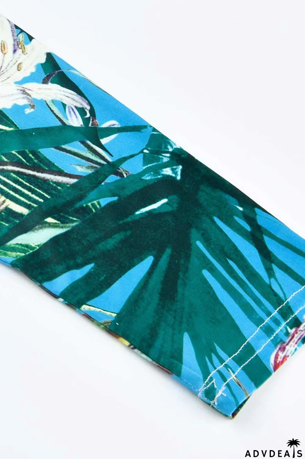 Multi-color Fashion Casual Print Bandage V Neck Long Sleeve Dresses