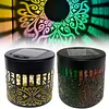 Solar Fence Lights Mandala Theme Waterproof Metal Solar Powered Deck Step Stair Lights for Garden Post Patio Decor Gifts for Women Mom