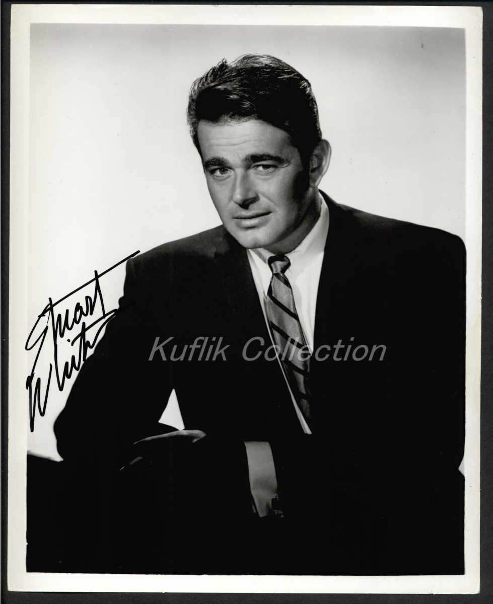 Stuart Whitman - Signed Vintage Celebrity Autograph Photo Poster painting - Cimarron Strip