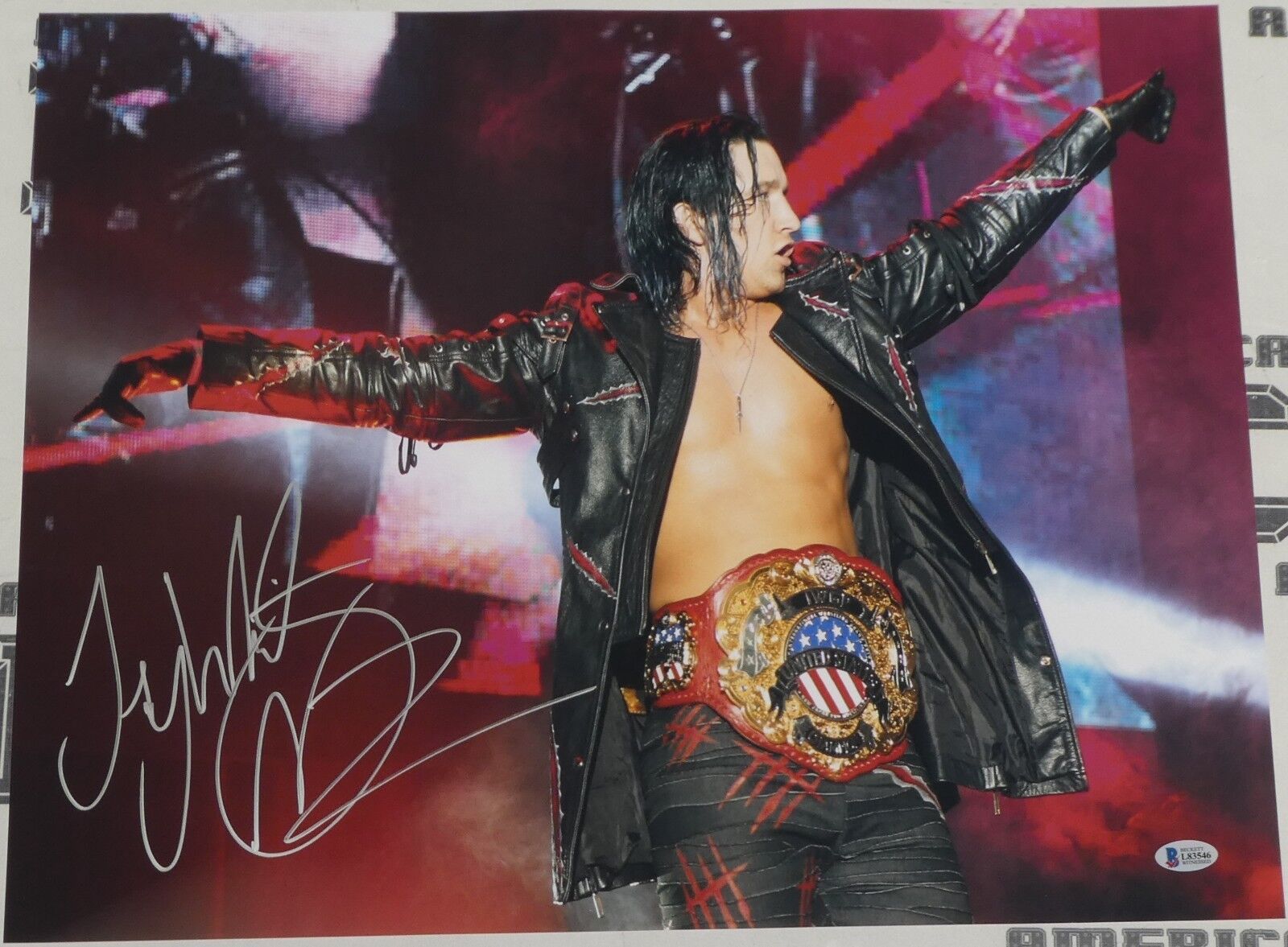 Jay White Signed 16x20 Photo Poster painting BAS Beckett COA New Japan Pro Wrestling Autograph 1