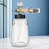 Foam Cannon with 1L Bottle Transparent Pressure Washer 1/4 Inch Quick Connect