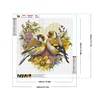 Diamond Painting -DIY Round Drill Love Sparrow（40x40cm）