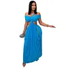 Women's Hot Sexy Strapless Slim-Fit Sheer Mesh Dress For Party