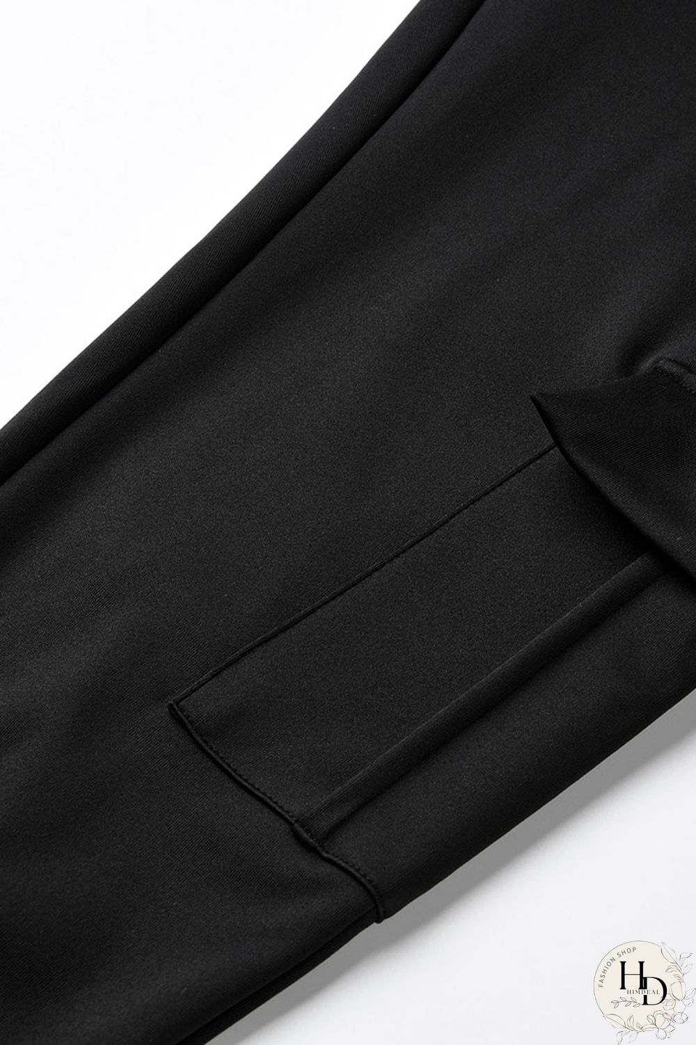 Yellow Drawstring High Solid Pocket Draped Boot Cut Pants Bottoms