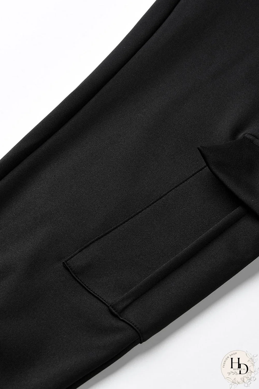 Yellow Drawstring High Solid Pocket Draped Boot Cut Pants Bottoms