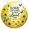 Letters DIY Diamond Painting Acrylic Special Shape Pendant Hanging Kit