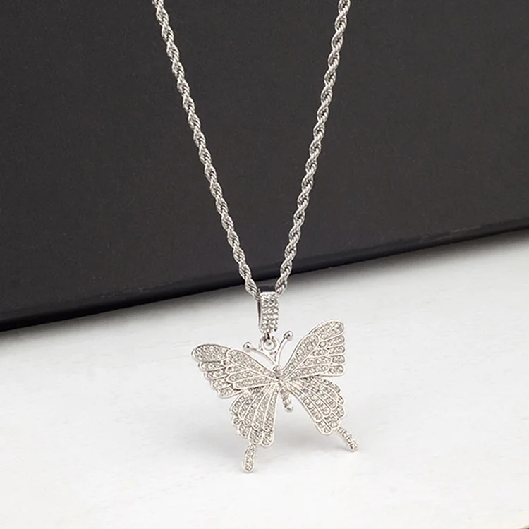 Comstylish Geometric Butterfly Fashion Casual Necklace