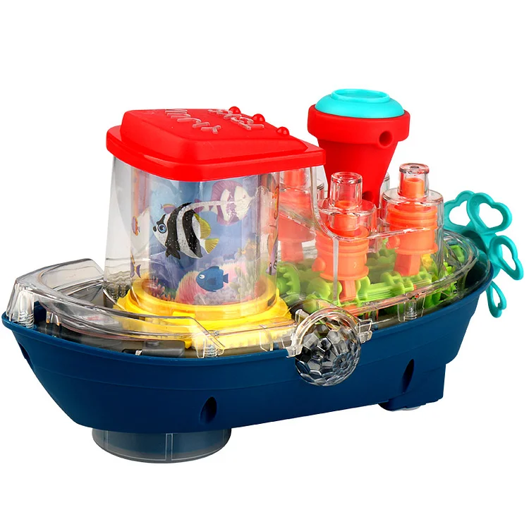 Electric Transparent Gear Land Ship