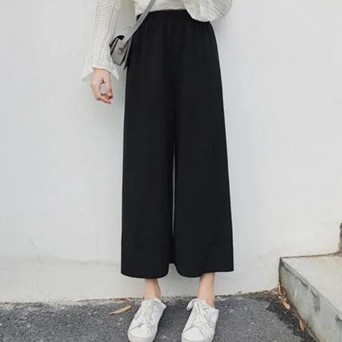 Pants Women Summer Spring New Arrival Wide Leg Trouser Soft Elegant Oversize Ulzzang Leisure All-match Work Lady Fashion New Hot