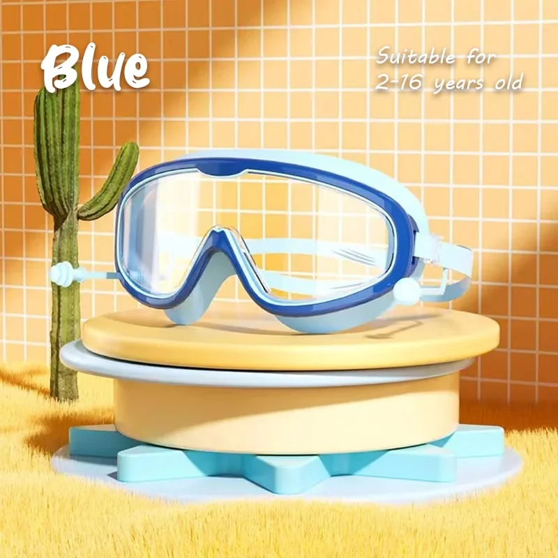 🎉Last Day Promotion 54% OFF-🔥HD children's large frame waterproof and anti-fog swimming goggles