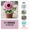 DIY Handmade Twist Stick Craft Small Potted Plants Chenille Stems Craft Pipe Cleaners Gift Decor Set