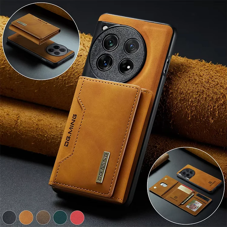 Luxury Magnetic Leather Wallet Case for OnePlus 13 12 11 10 Pro 9 9 Pro 9 RT  Etrgadget- Smartphone Cases & Covers | Accessories