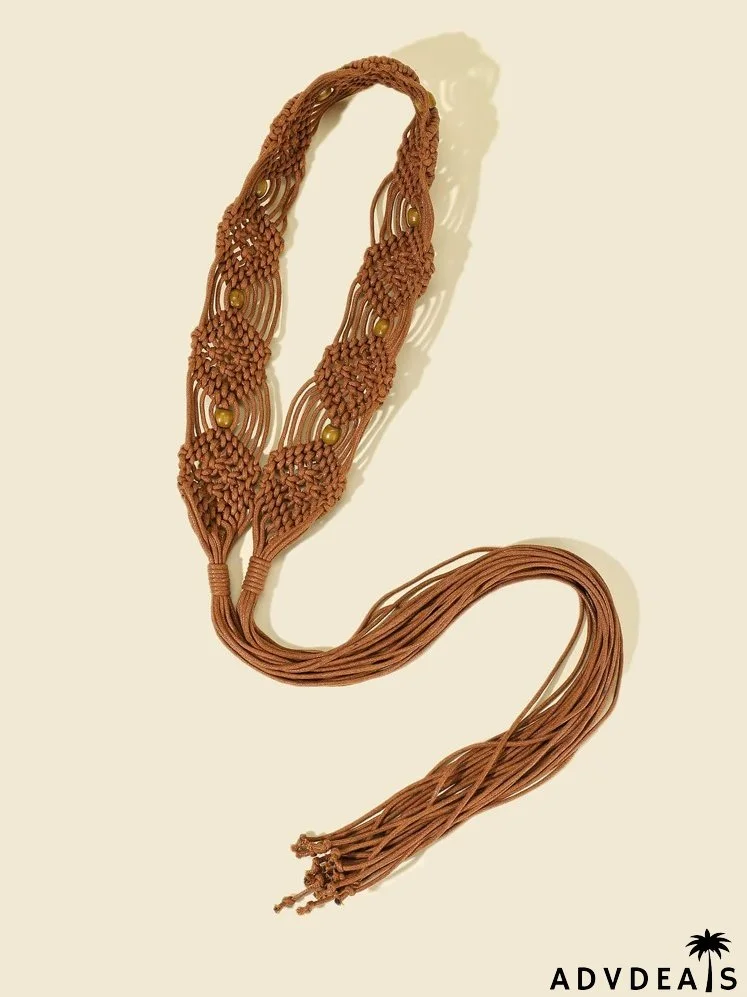 Hollow Out Woven Belt