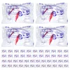 [US Local Warehouse] 50 Packs Universal Disposable Car Covers (12.5x21.6 Ft) Clear Plastic Car Covers Waterproof All Weather for Automobiles with Elastic Band for Outdoor Snow/Rain Weather Protection