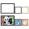(US Only)3pcs Magnetic Diamond Painting Frames for 30x30cm/30x40cm Diamond Art Canvas