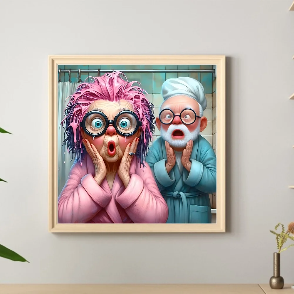 Diamond Painting - Full Round Drill - Grandma(Canvas|40*40cm)