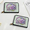 Diamond Painting Rose Card Holder Coin Purse Diamond Art Wallet for Women