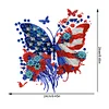 Independence Day Butterfly 2D Flat DIY Diamond Art Pendant Wall Door Decoration