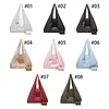 Polka Dot Nylon Storage Shoulder Bag with Key Ring Expandable Keychain Tote Bag Large Capacity Stylish Foldable Tote Handbag for Shopping Travel Commute