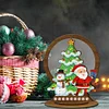 Diamond Painting Wooden Christmas Table Top Ornament Kits Xmas Home Decor