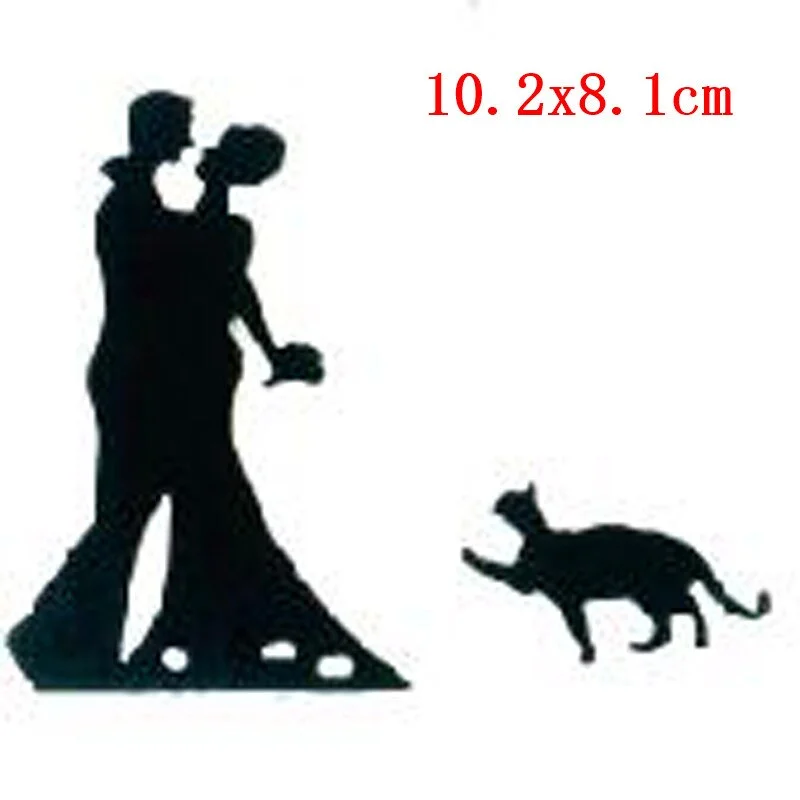 2021 New Cutting Metal Dies For Wedding Couple Dance Do It Yourself Stamps Card Gift Decoration Paper Craft Supplies