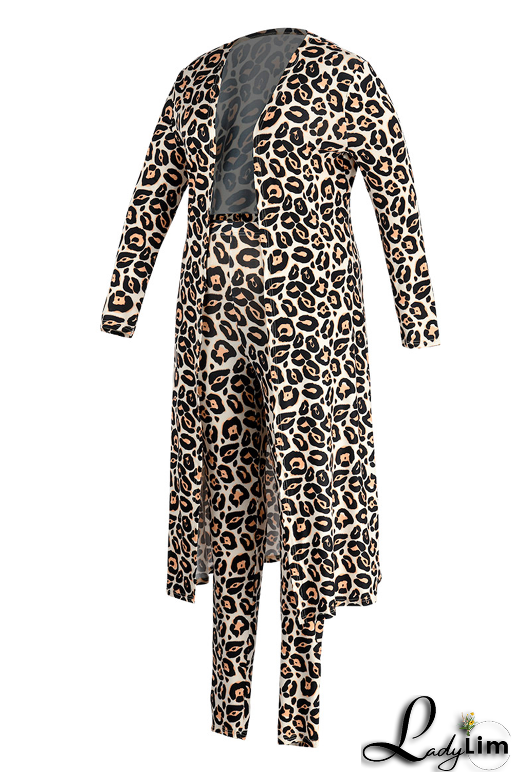 Camouflage Fashion Casual Street Vacation Print Printing cardigan Plus Size Two Pieces