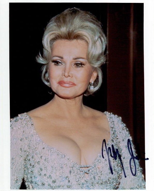 Zsa Zsa Gabor signed 8x10 Photo Poster painting in-person