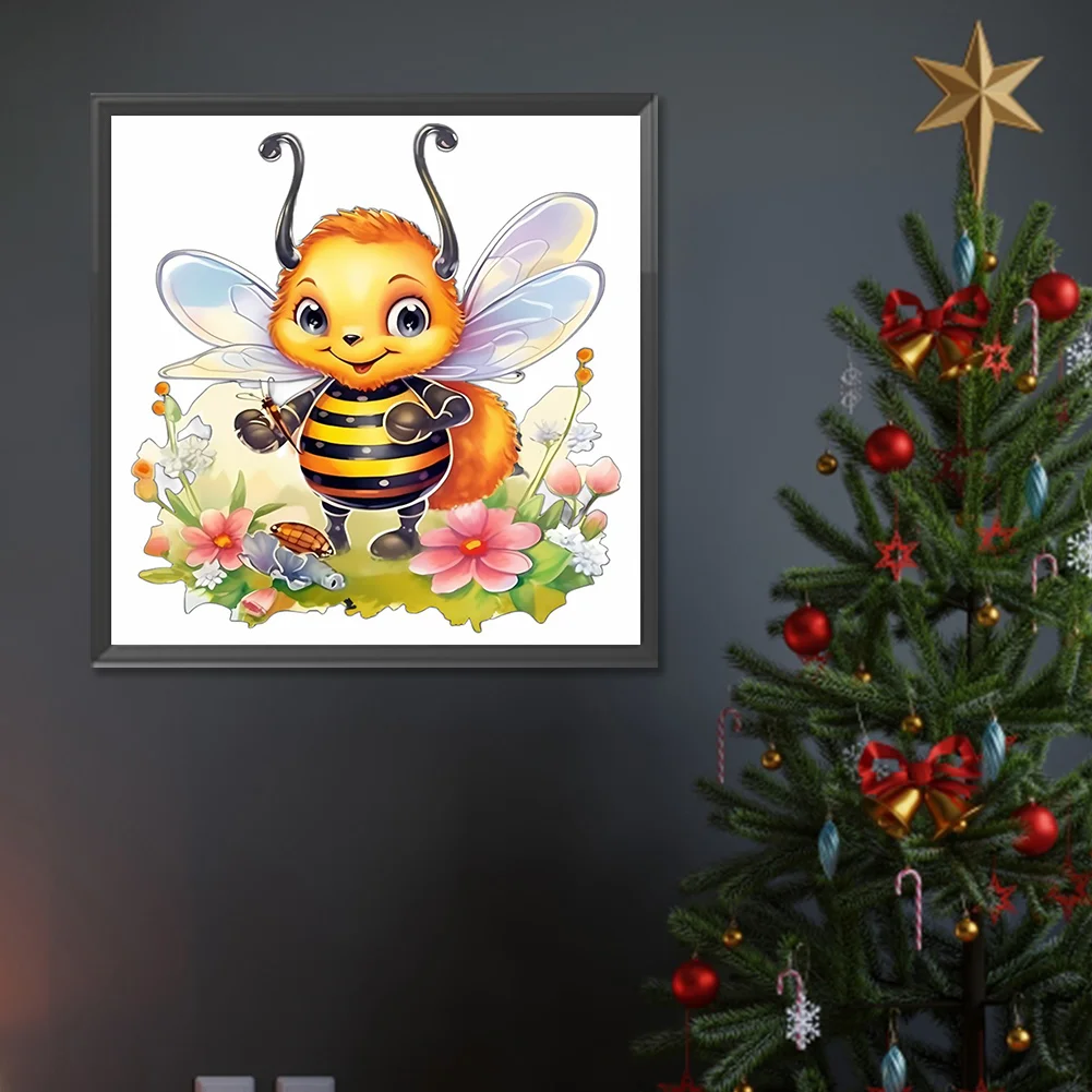 Full Round Diamond Painting 30*30cm - Bee