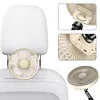 Rechargeable Car Cooling Fan 3 Speeds and 300 Degree Adjustable Vehicle Rear Headrest Fan for Sedan SUV RV Pickup Truck Van