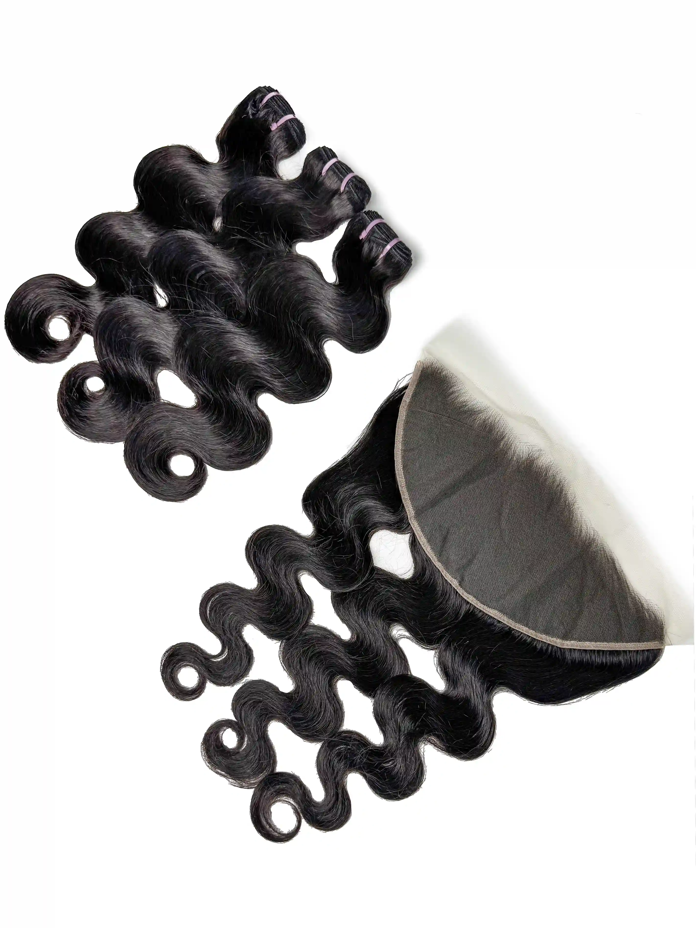 Body Wave 3PCS Bundles & 1PC 13x6 Lace Frontal | Transparent & HD Lace | 100% Human Hair | Top Virgin Hair