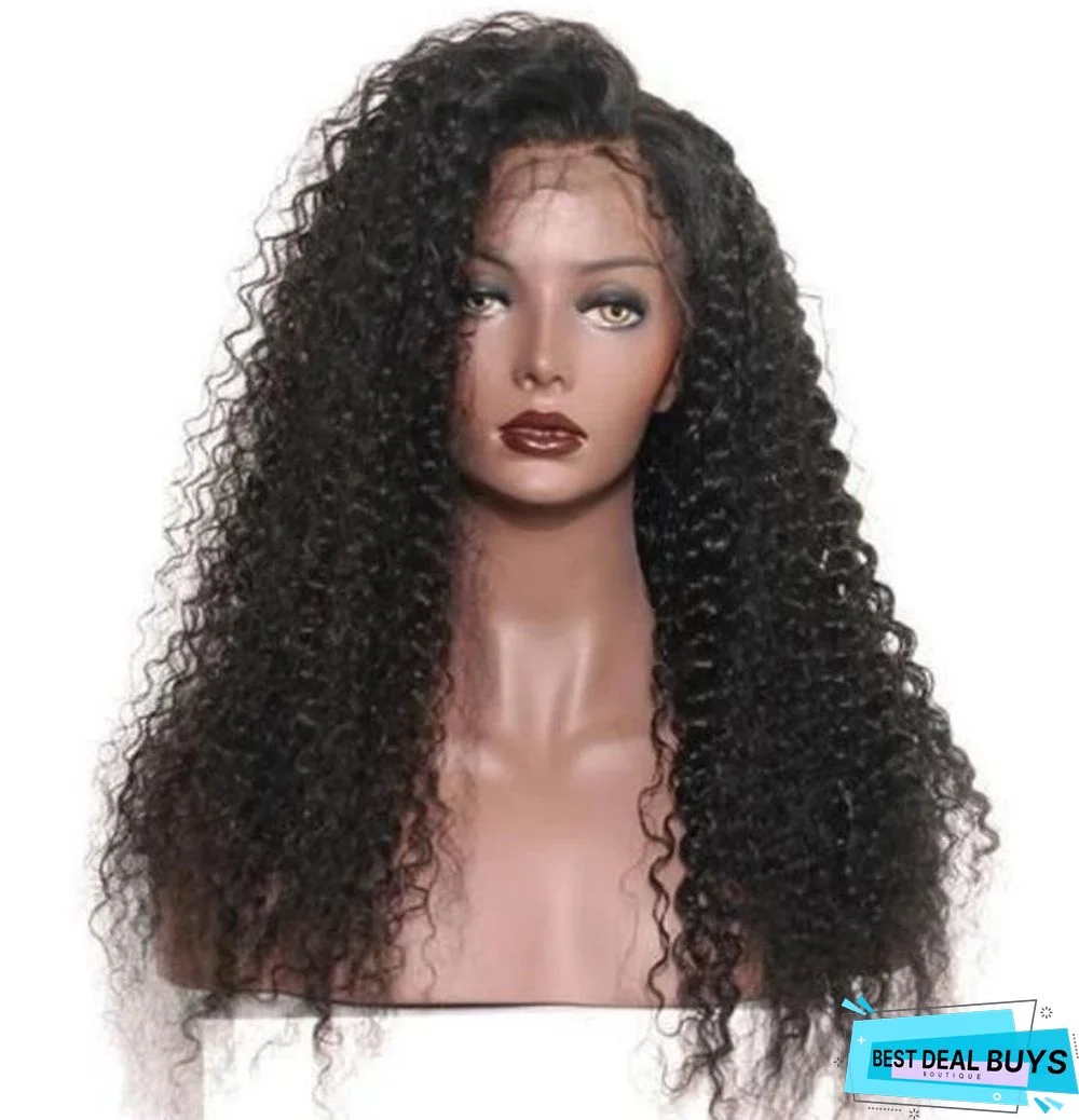 Hot Wigs Small Rolls Explosive Heads Long Black Curls