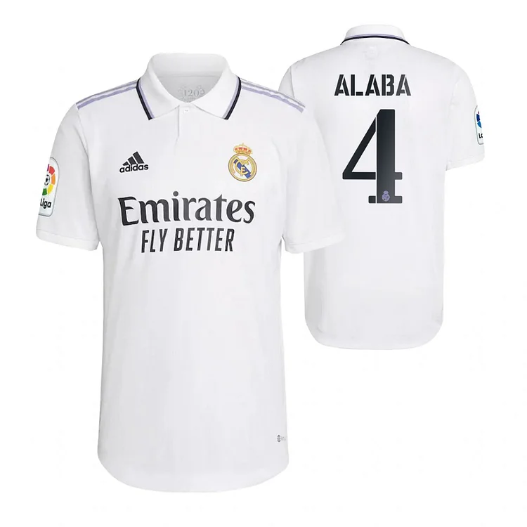 Maillot Real Madrid David Alaba 4 Domicile 2022-2023