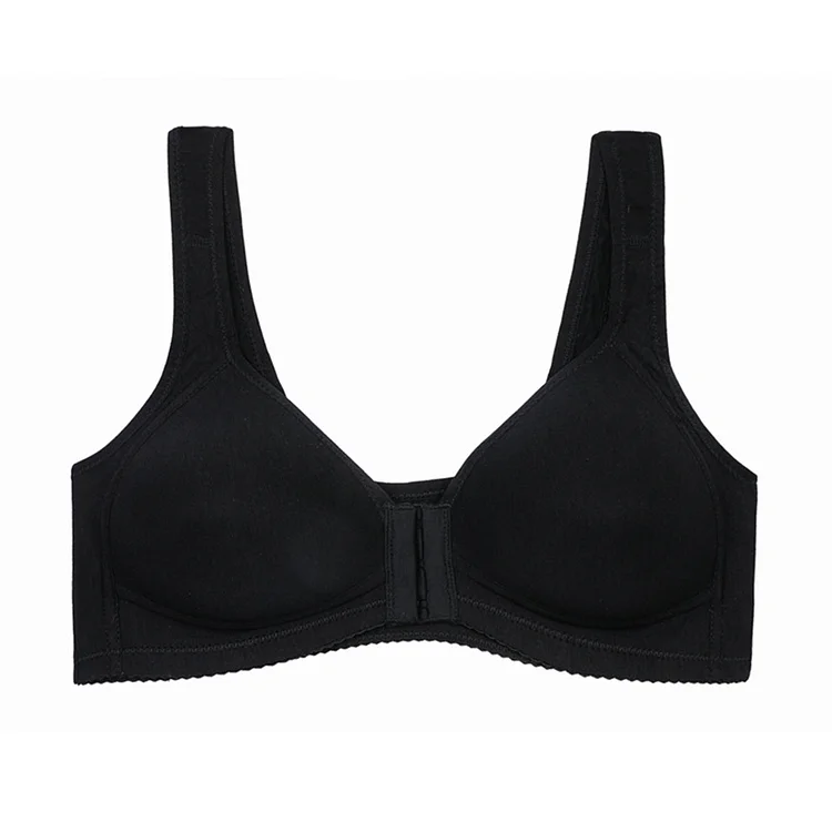 Front Open Non-Wired Thin Padded Cotton Bra