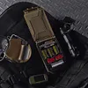 Modular Battery Storage Box Organizer for CR2032 AAA 18650 18350 CR123A (Khaki)