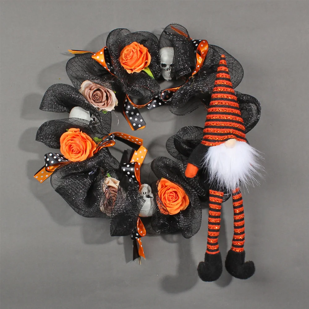 Halloween Horror Party Faceless Old Man Ornament Garland